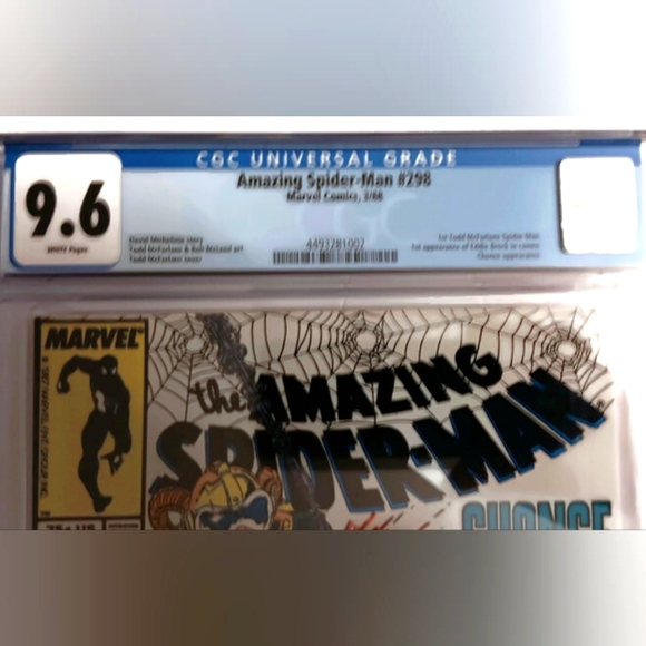 Amazing Spider-man #298  Todd Mcfarlane Venom  cgc 9.6 w  1988 clean slab - Picture 2 of 4